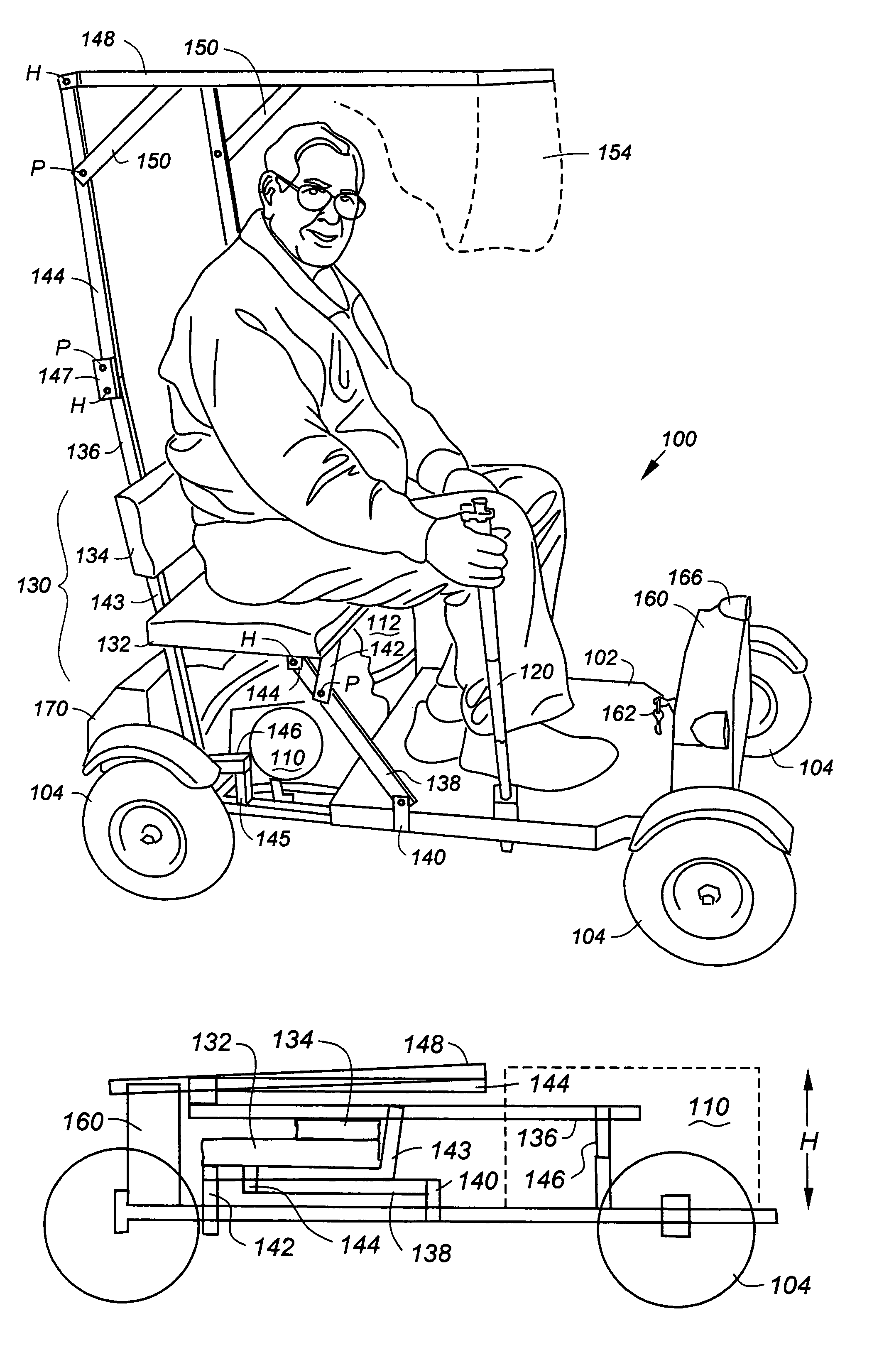 Collapsible personal transportation vehicle