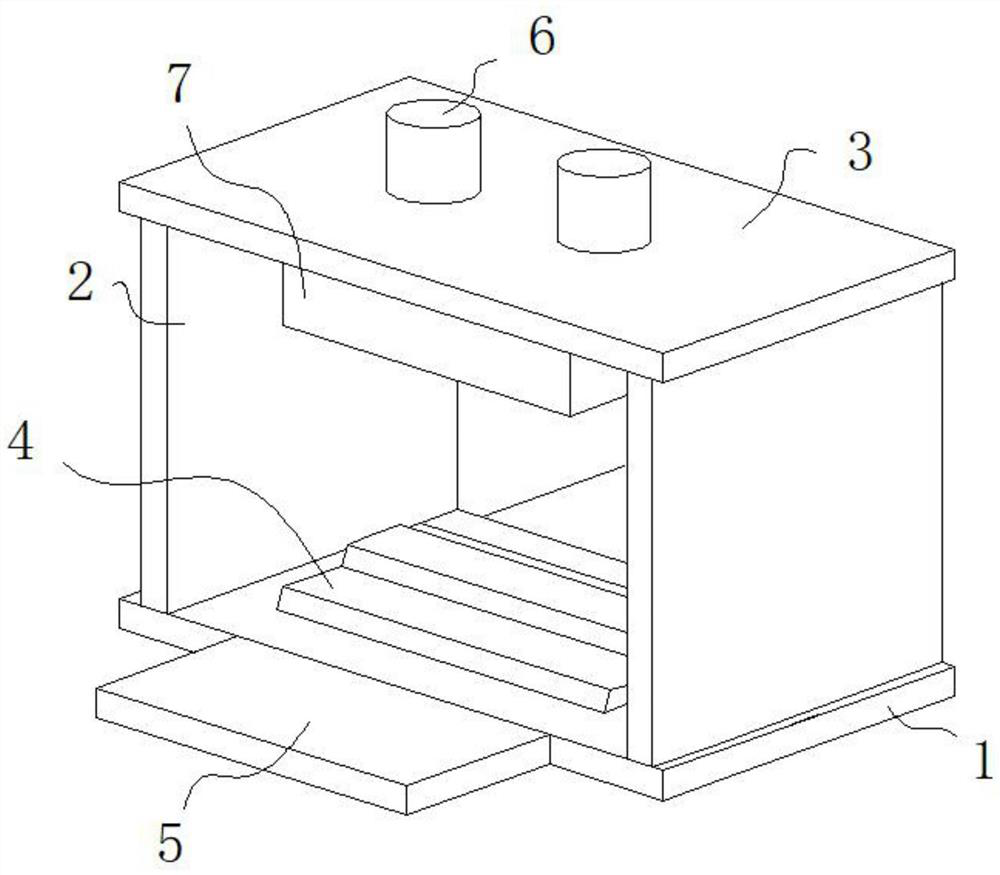 Building machinery corrugated web steel box steel plate leveling device