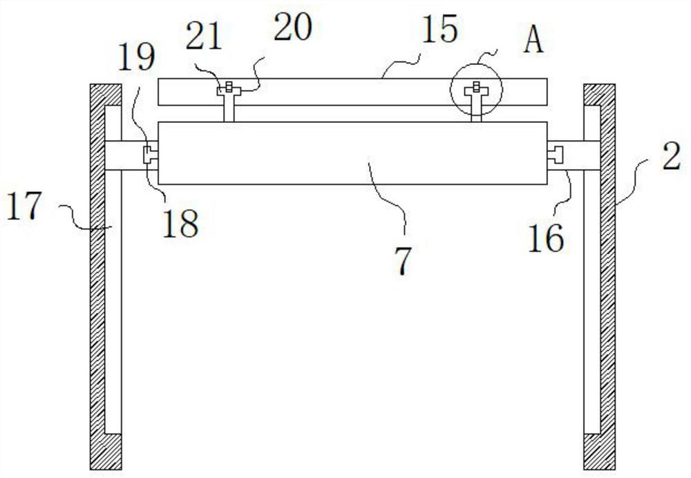 Building machinery corrugated web steel box steel plate leveling device