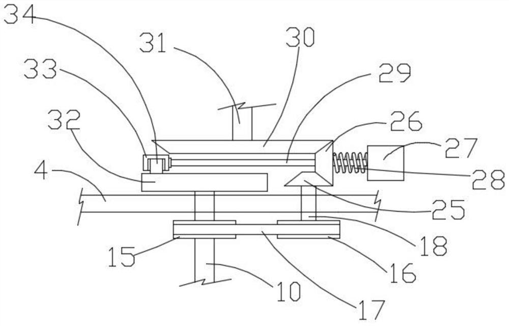 Constructional engineering dust falling device with wide spray coverage range