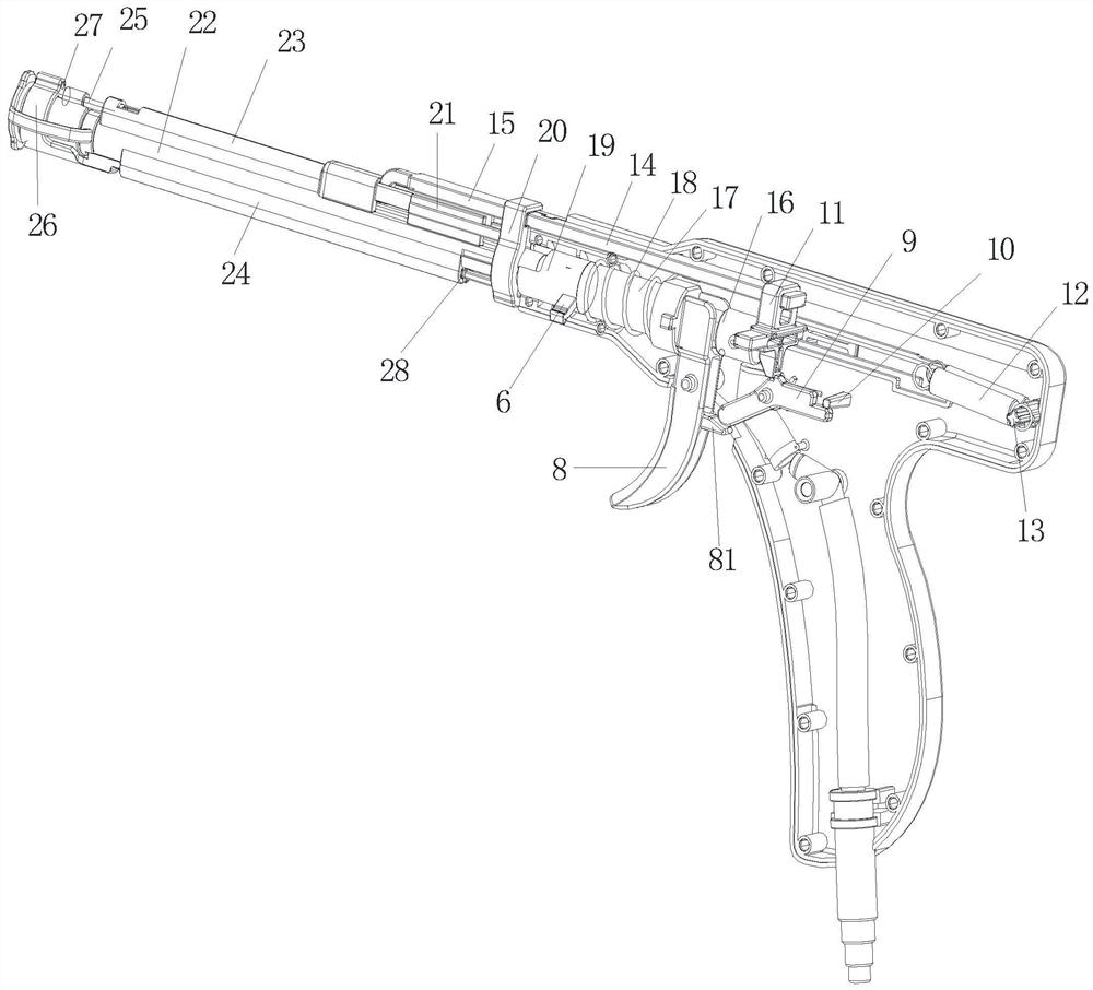 Anorectal loop ligature device with automatic line tightening and cutting functions