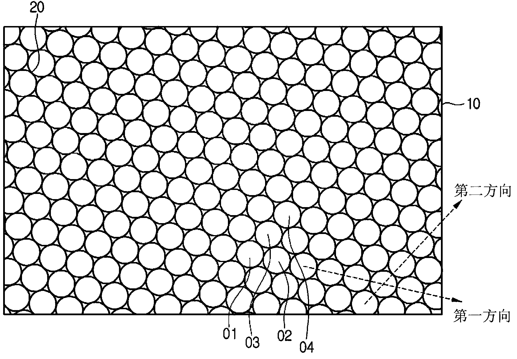 Electrode member and touch screen including the same