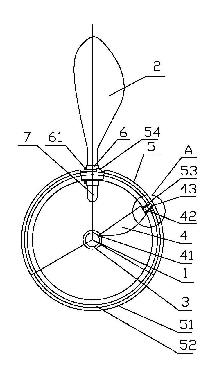 Variable-pitch wind turbine