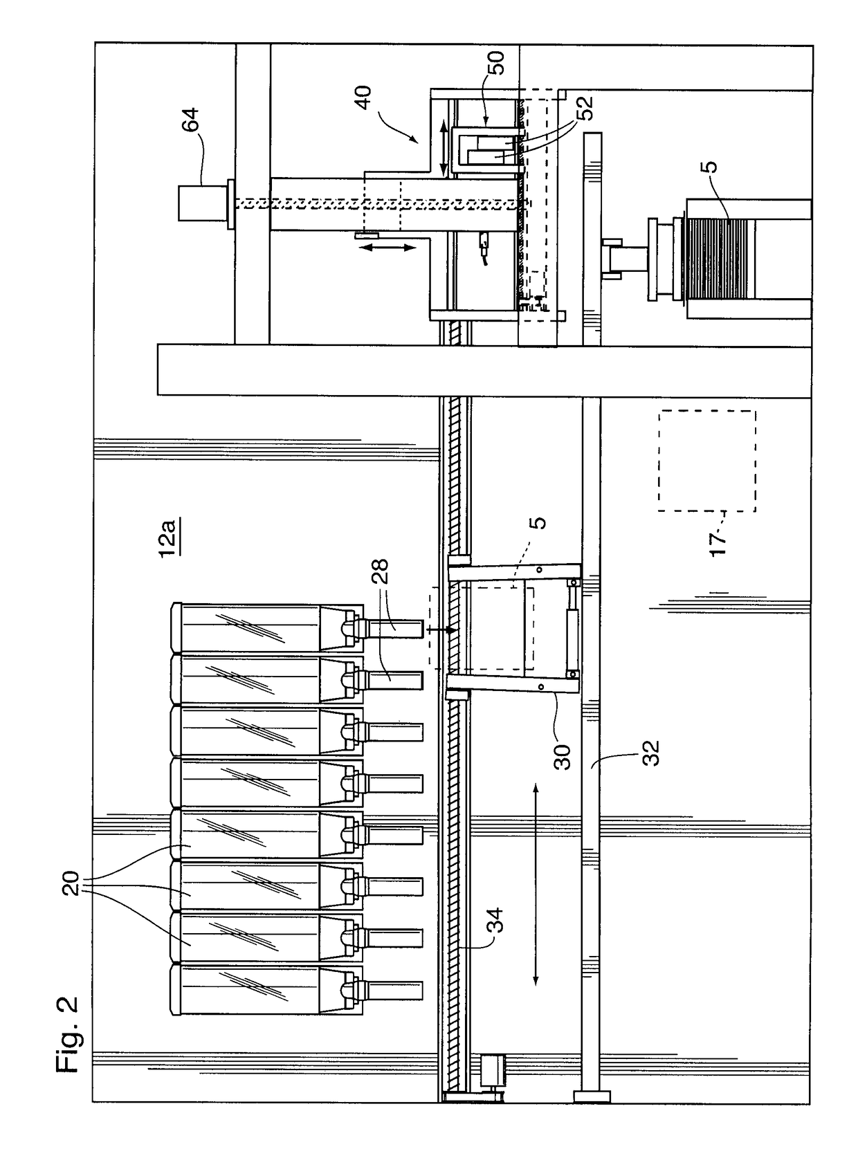 Printing system for a vending machine