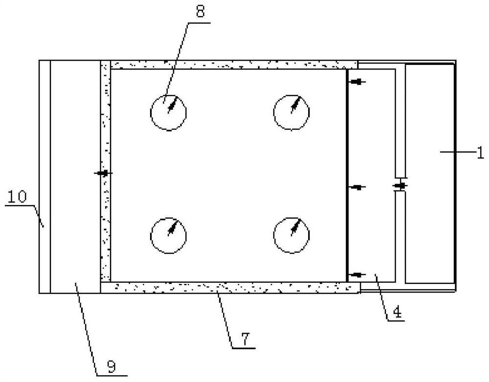 A test device and test method for simulating on-site rock disintegration of slope