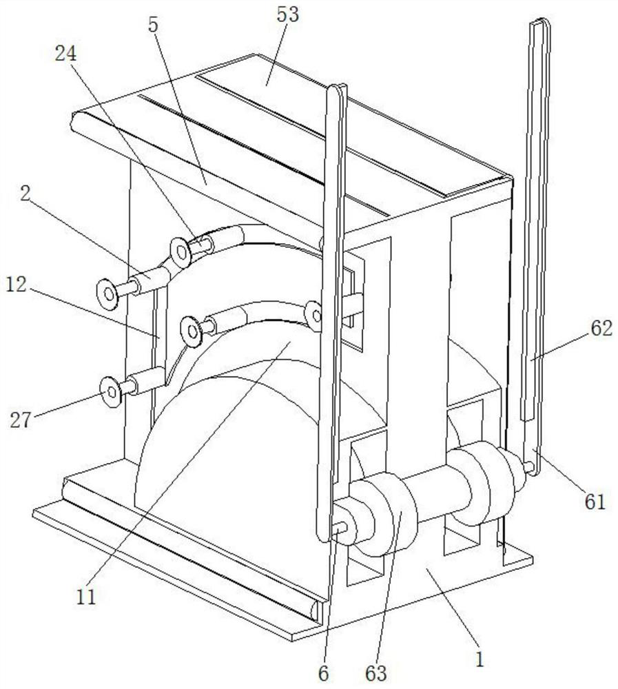 Single-sided spraying treatment system for automobile sheet metal part