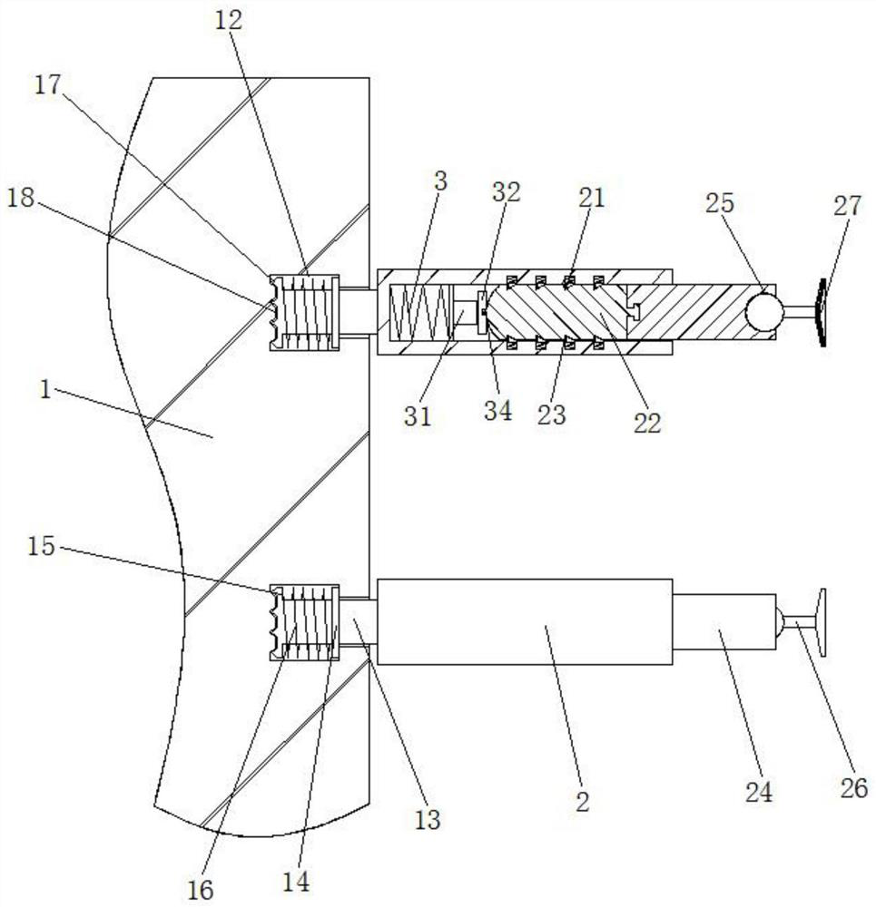 Single-sided spraying treatment system for automobile sheet metal part