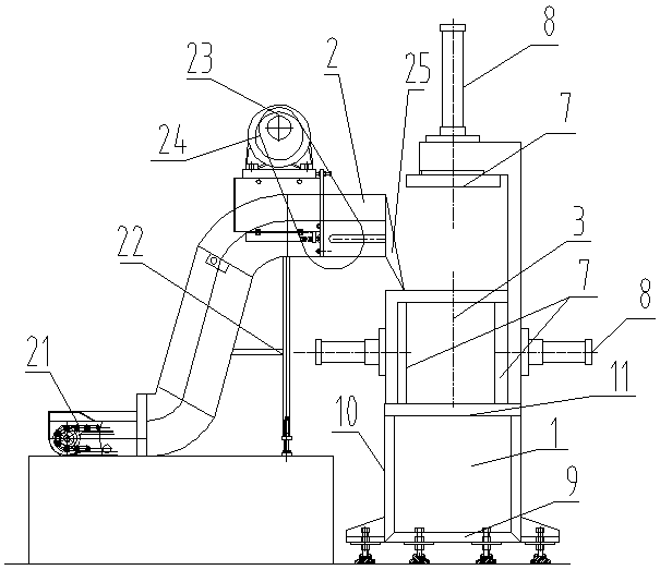 Aluminum chipping briquetting device