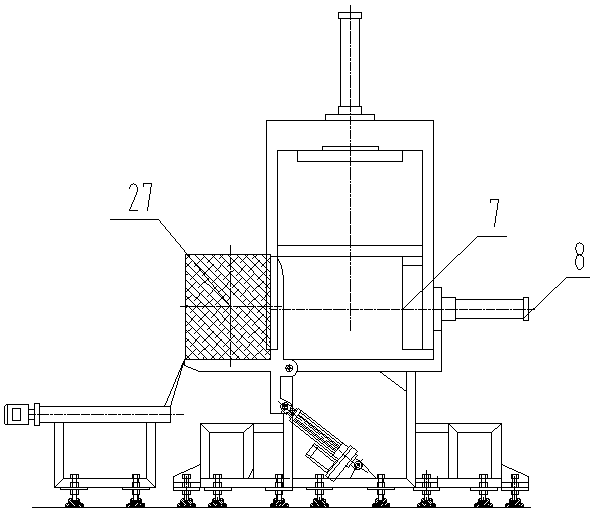 Aluminum chipping briquetting device