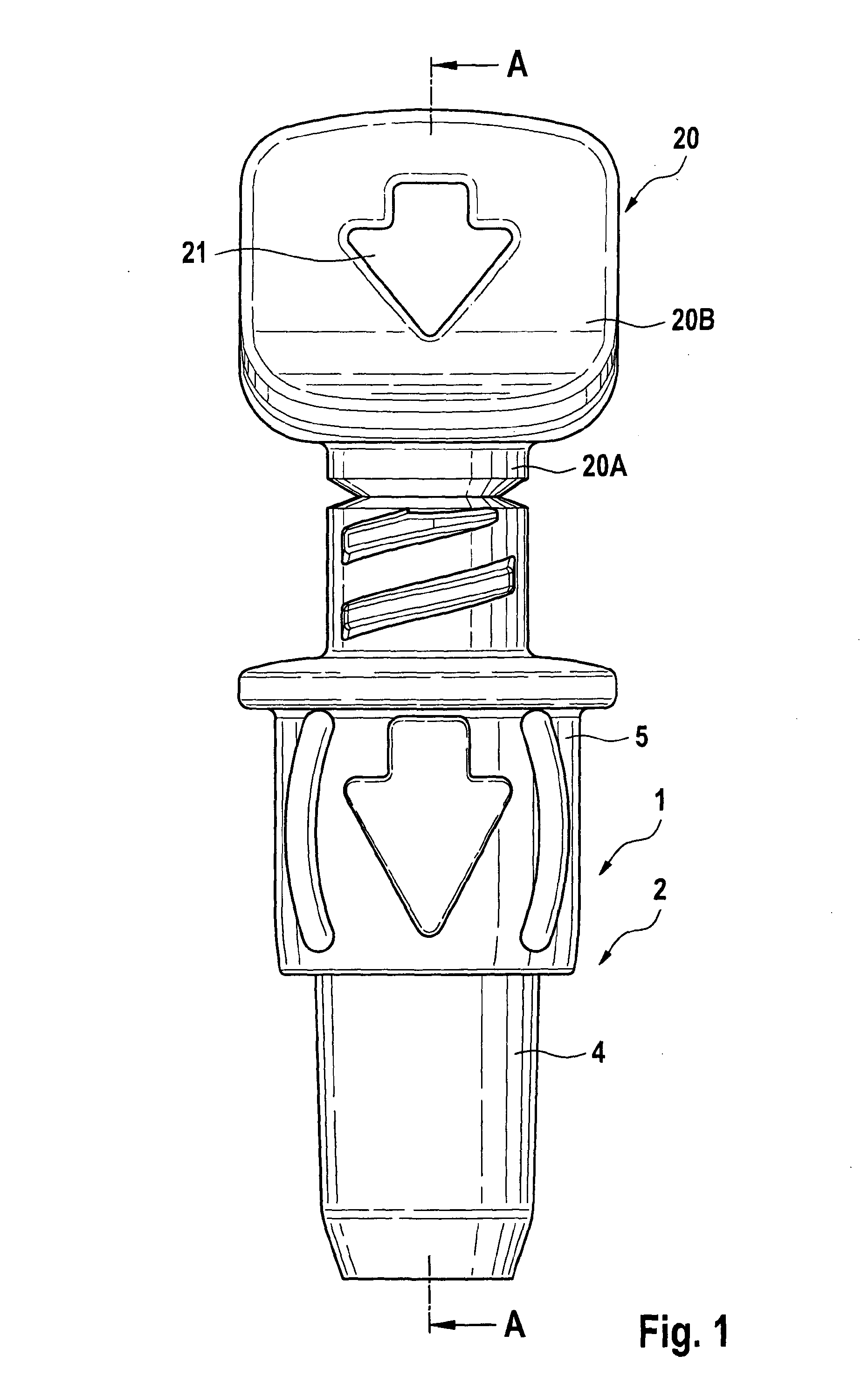 Connector having a membrane, for connecting a syringe to a container or tubing