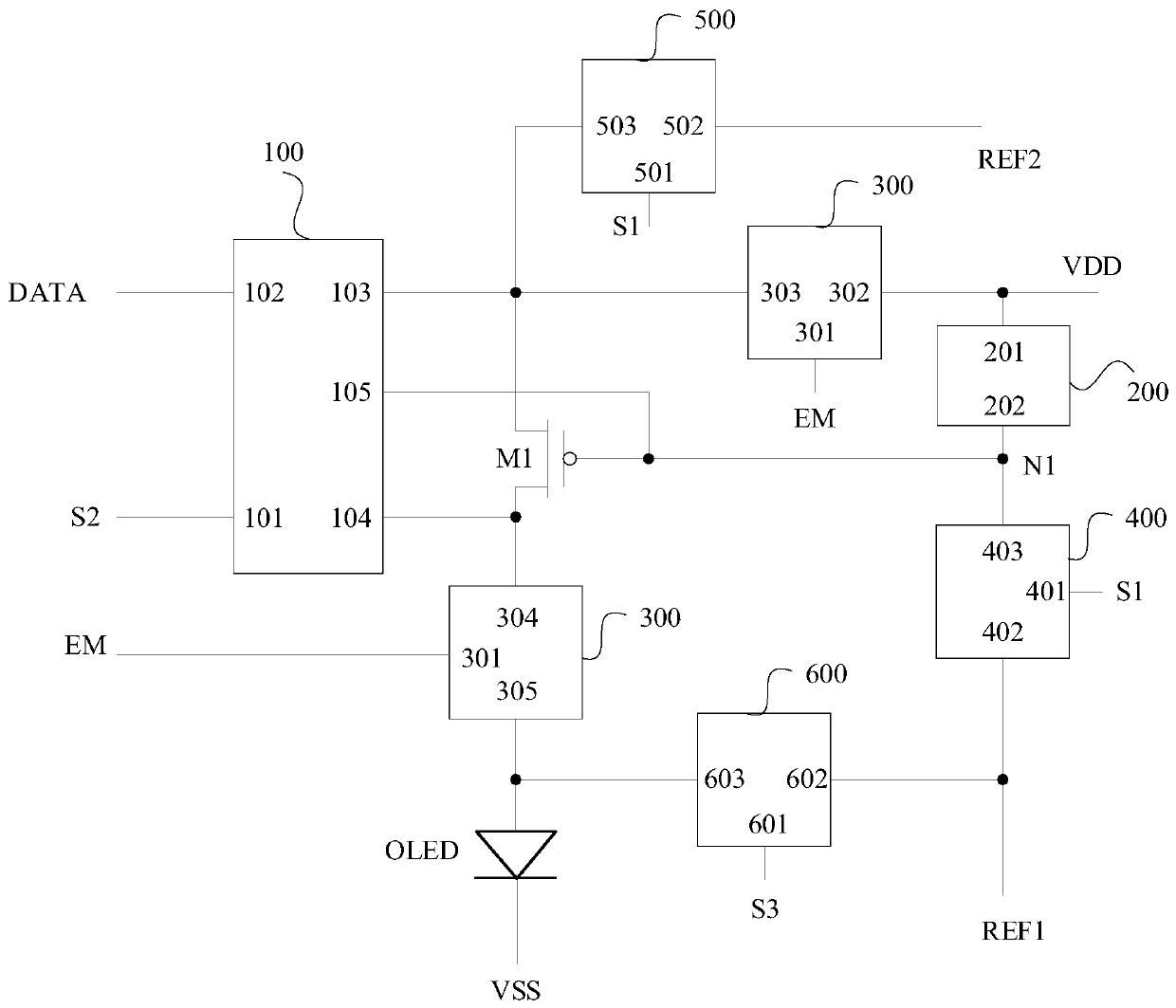 Pixel circuit, display panel and driving method of pixel circuit