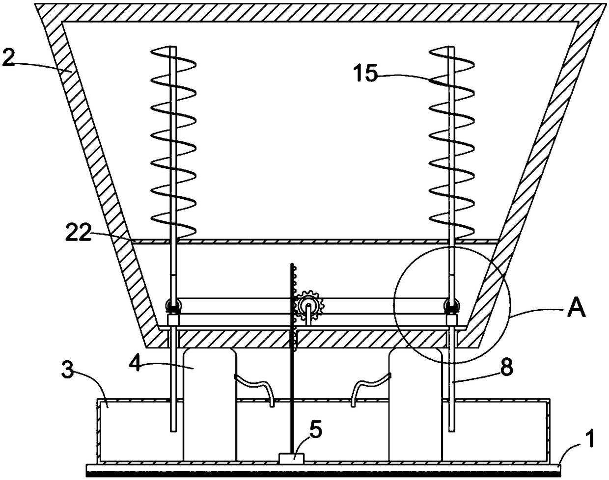 Vehicle-mounted flowerpot with automatic ripping function