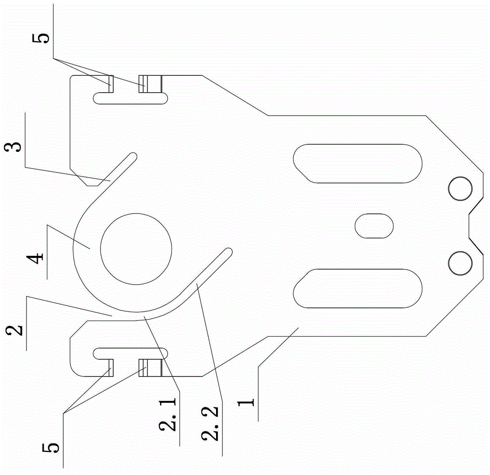 Movable contact spring of relay