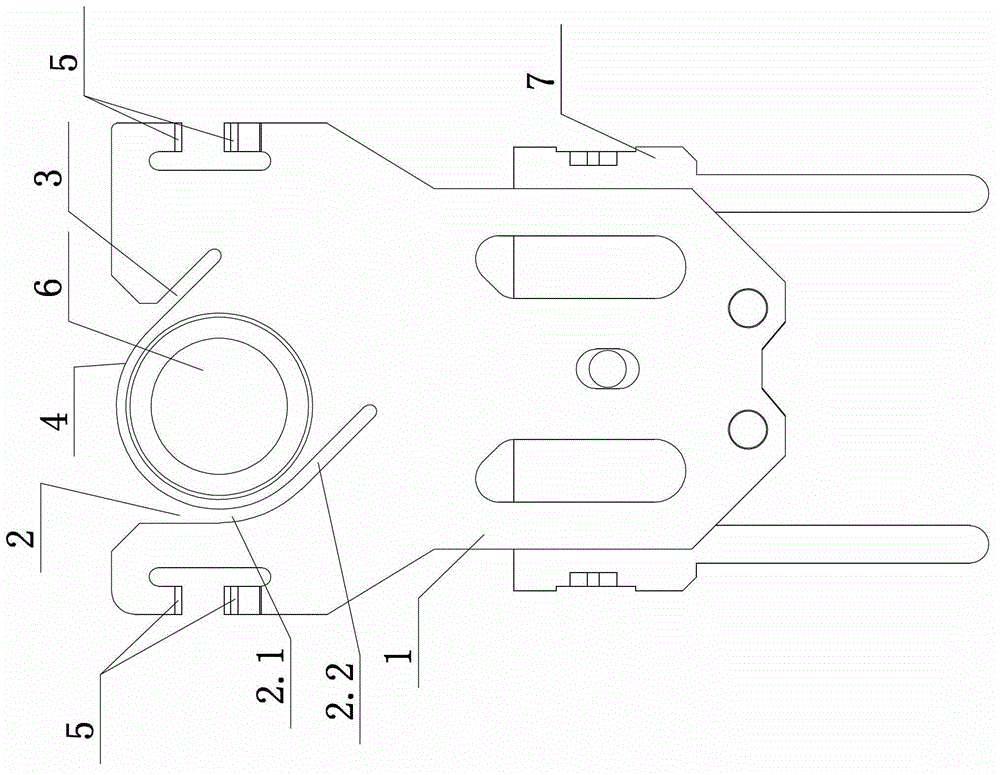 Movable contact spring of relay