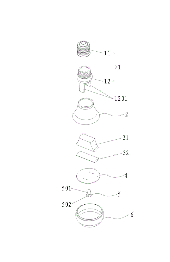 LED (Light-emitting Diode) bulb light