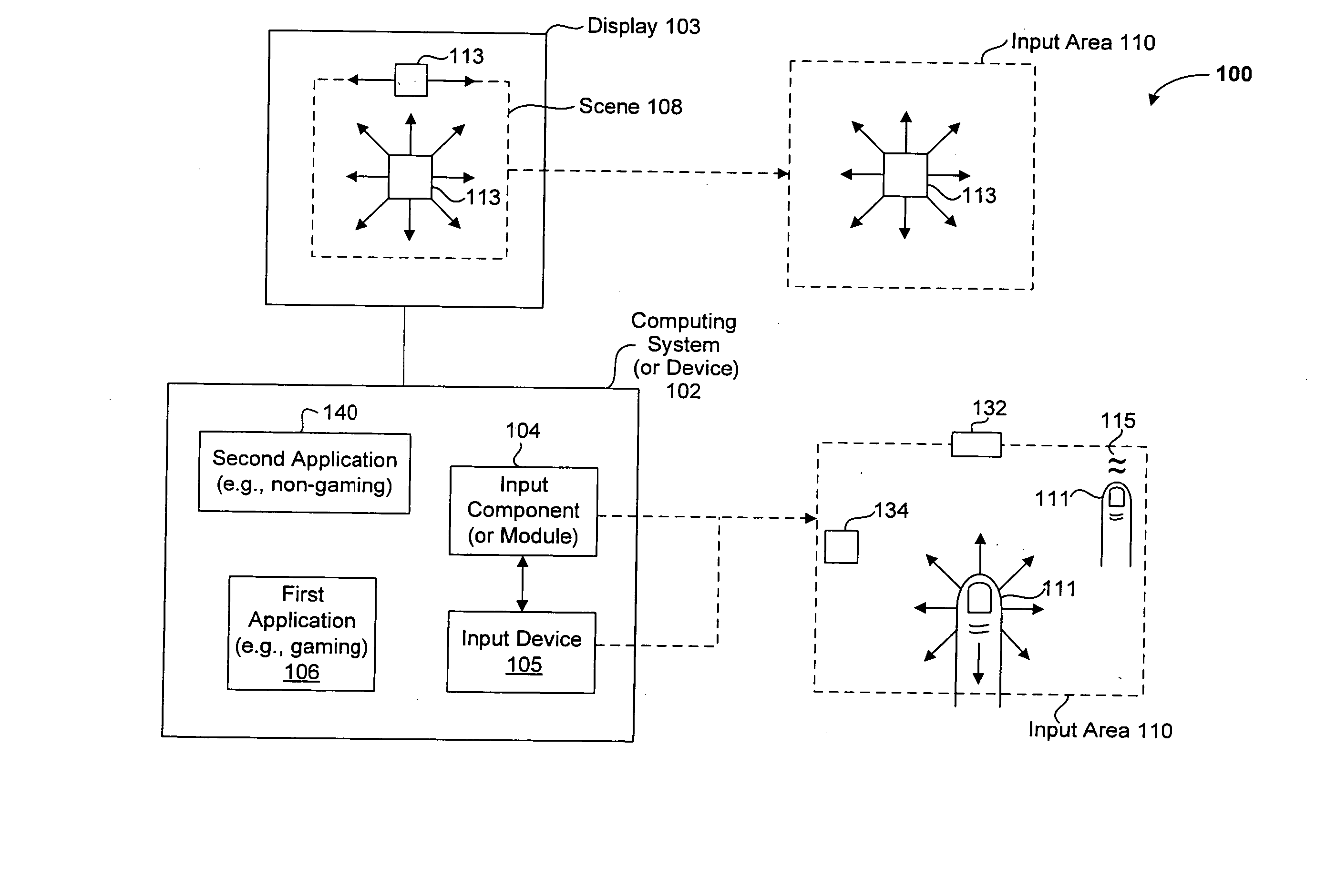 Techniques for interactive input to portable electronic devices