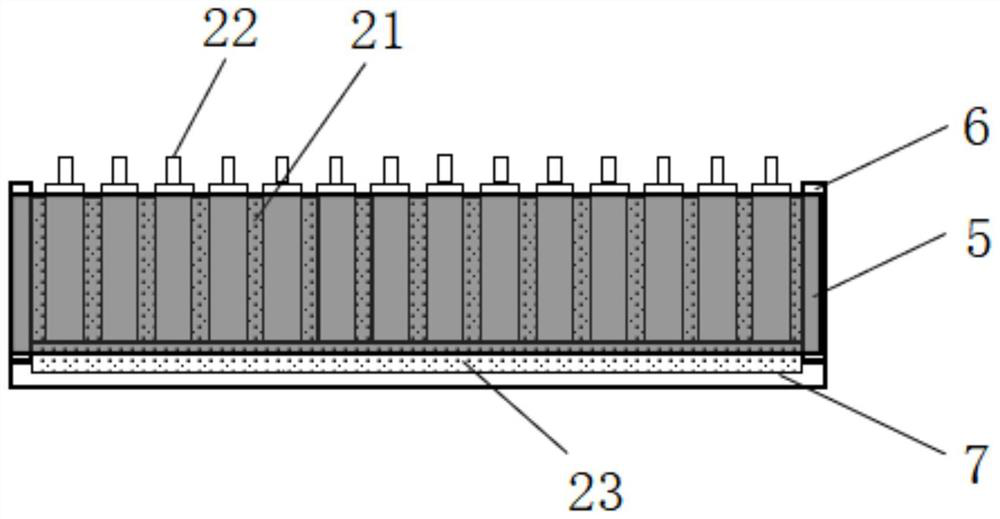 Barren liquor type direct-cooling energy storage battery pack