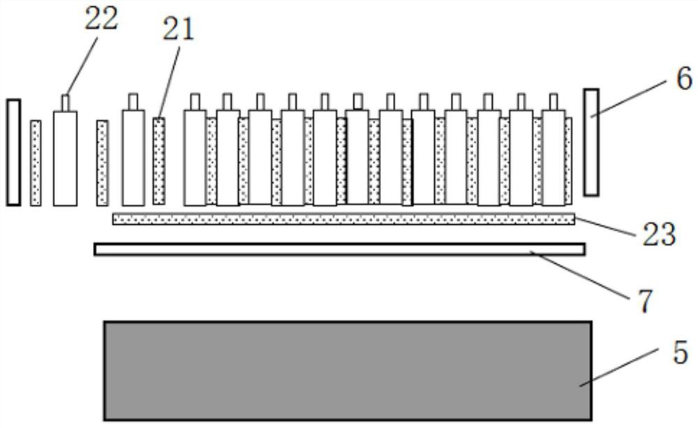 Barren liquor type direct-cooling energy storage battery pack