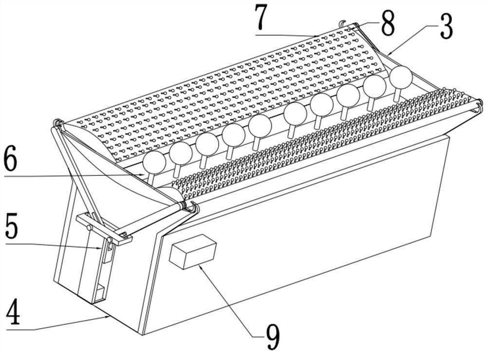 Fastening alternating type massager for preventing deep venous thrombosis of lower limbs