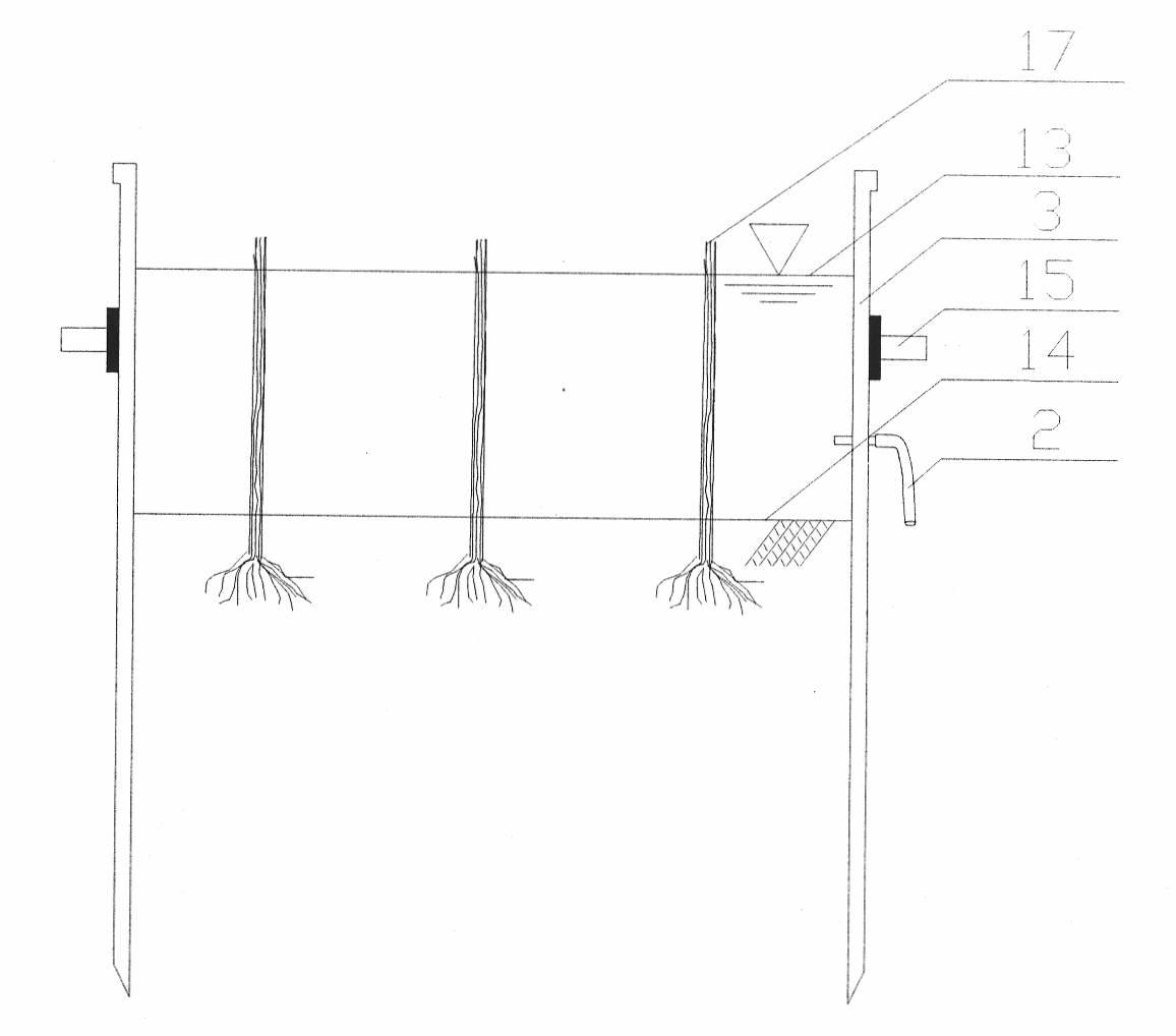 Multi-cylinder compensation type water surface evapotranspirometer and its use method