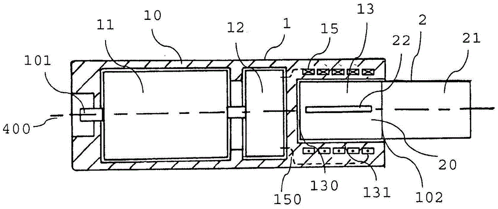 Induction heating device and system for generating aerosol