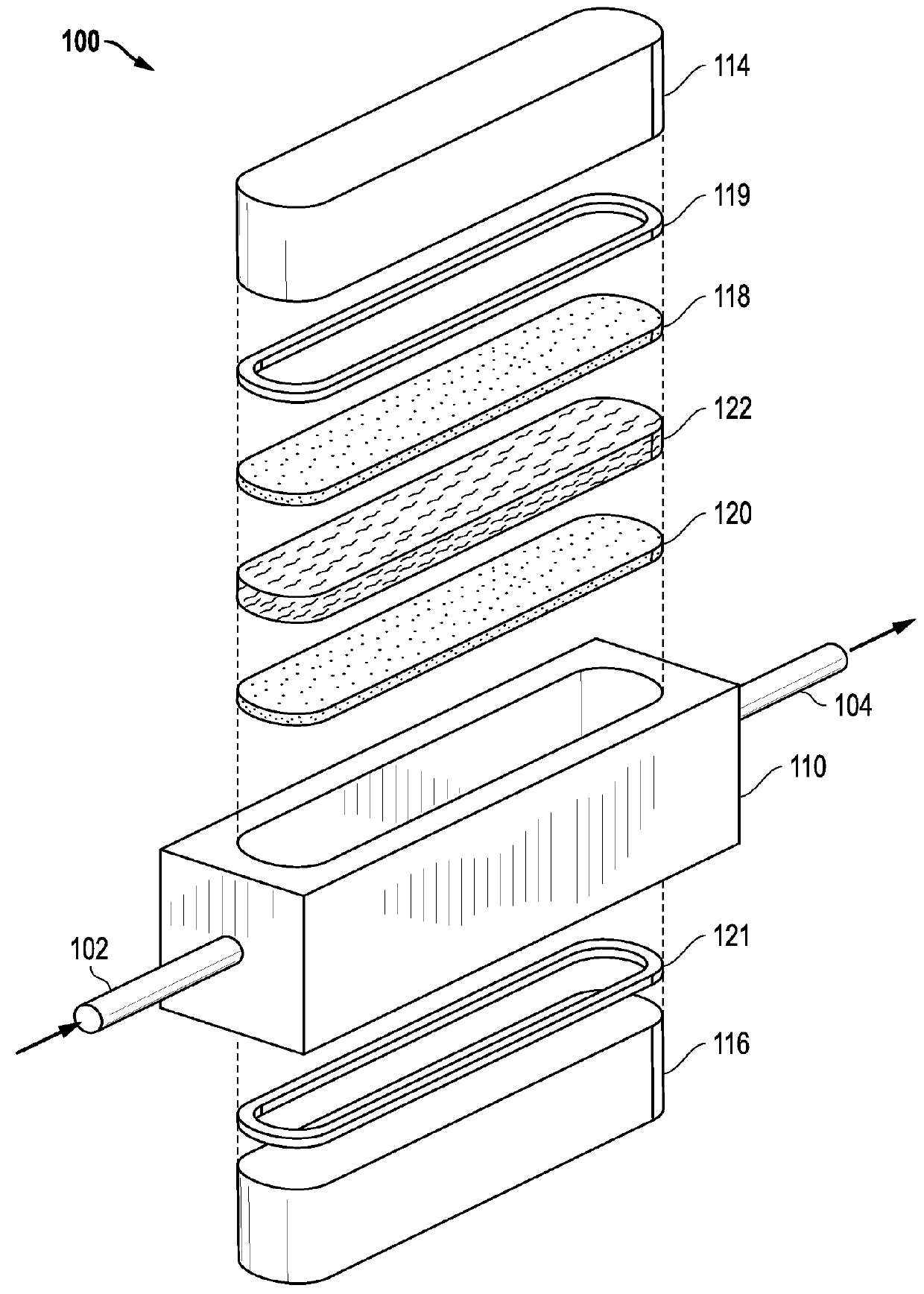 Methods and systems for testing fluids on crushed formation materials under conditions of stress