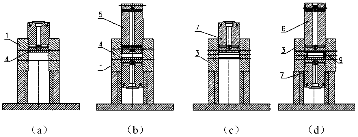 Installation method for short mandrel continuous casting rolls adopting interference fit