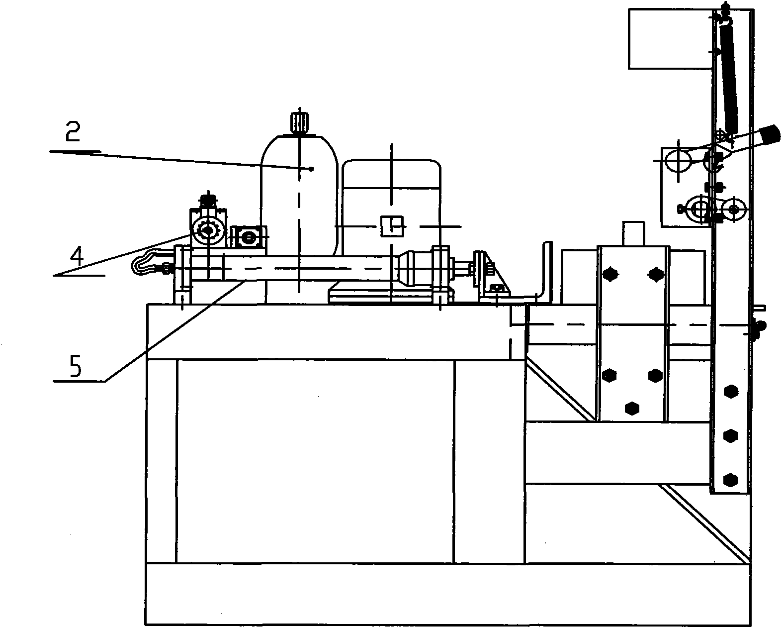 Hydraulic blank cutting machine