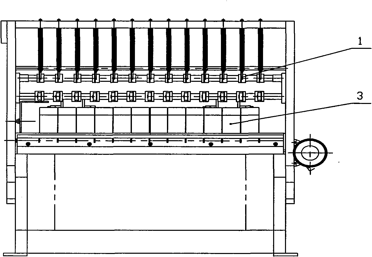 Hydraulic blank cutting machine