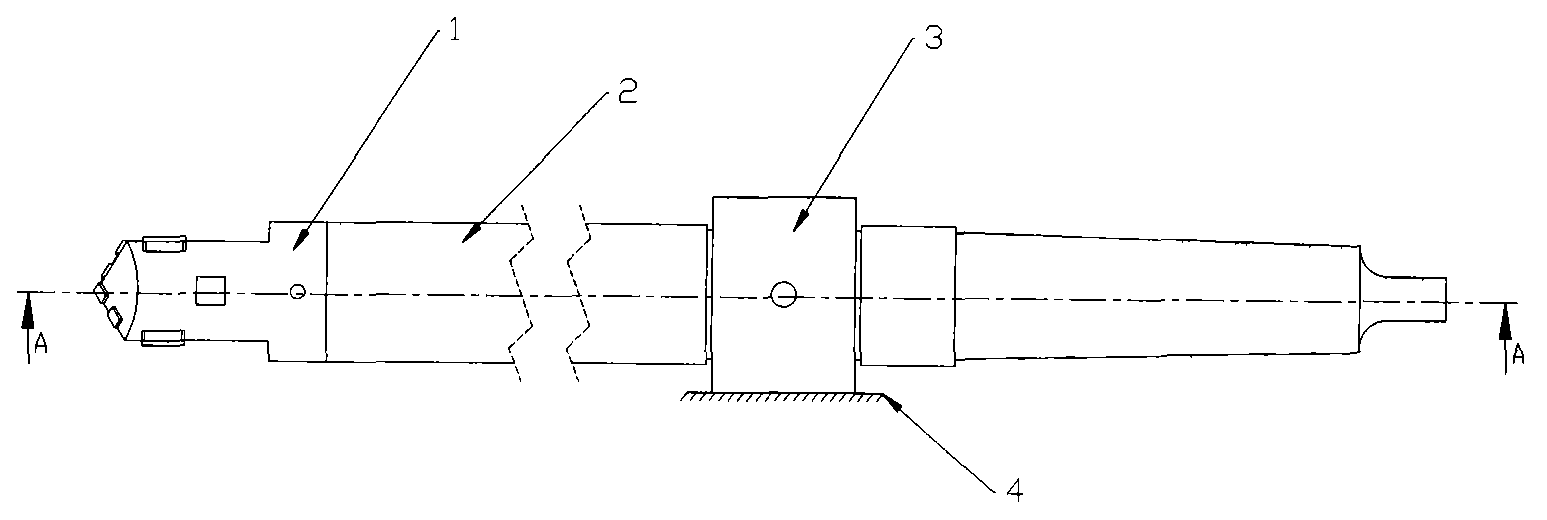 Drill bit for deep and large hole drilling