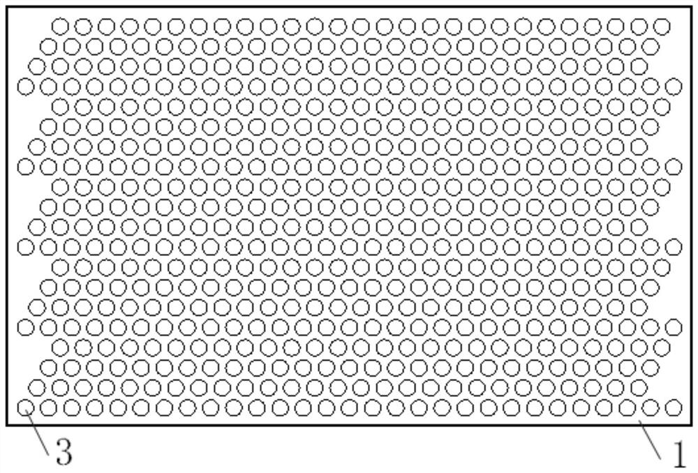 A single-transparent punching process