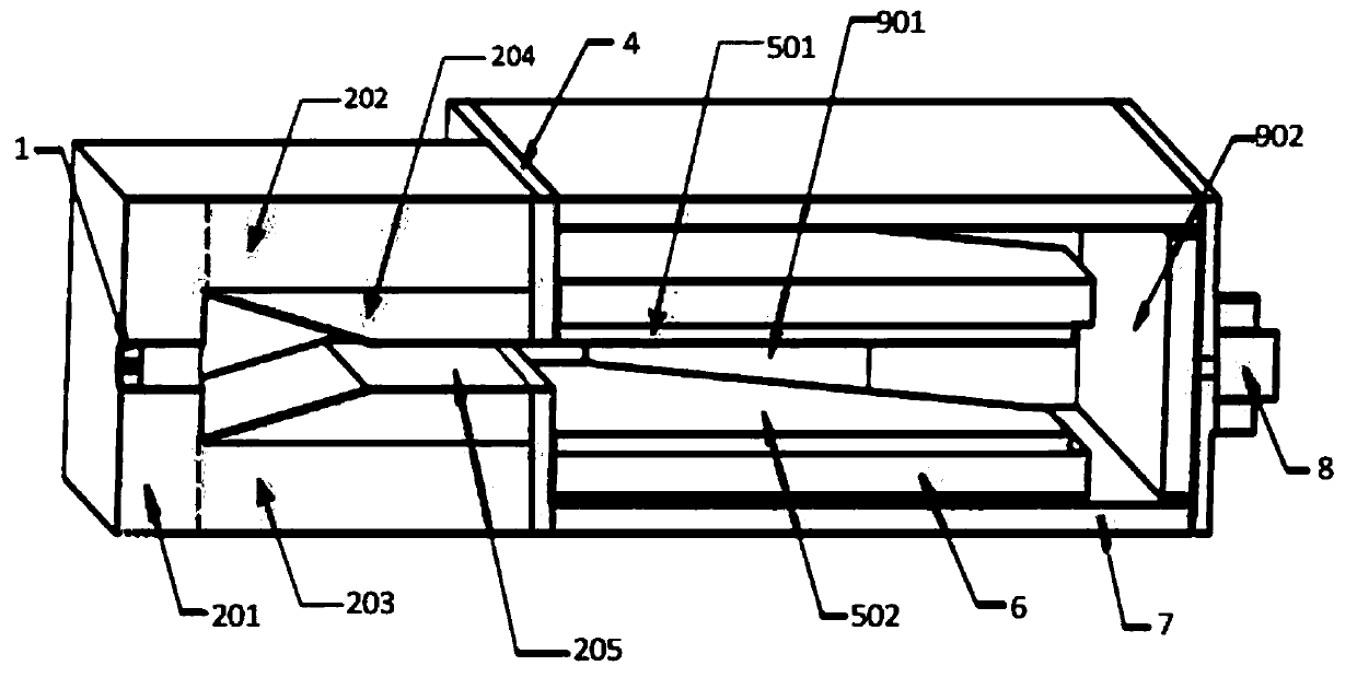 Wide-energy-spectrum-range charged particle spectrograph