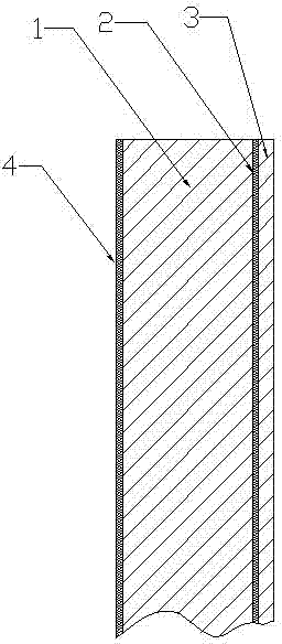 Glass-metal composite plate as well as manufacturing method and application thereof