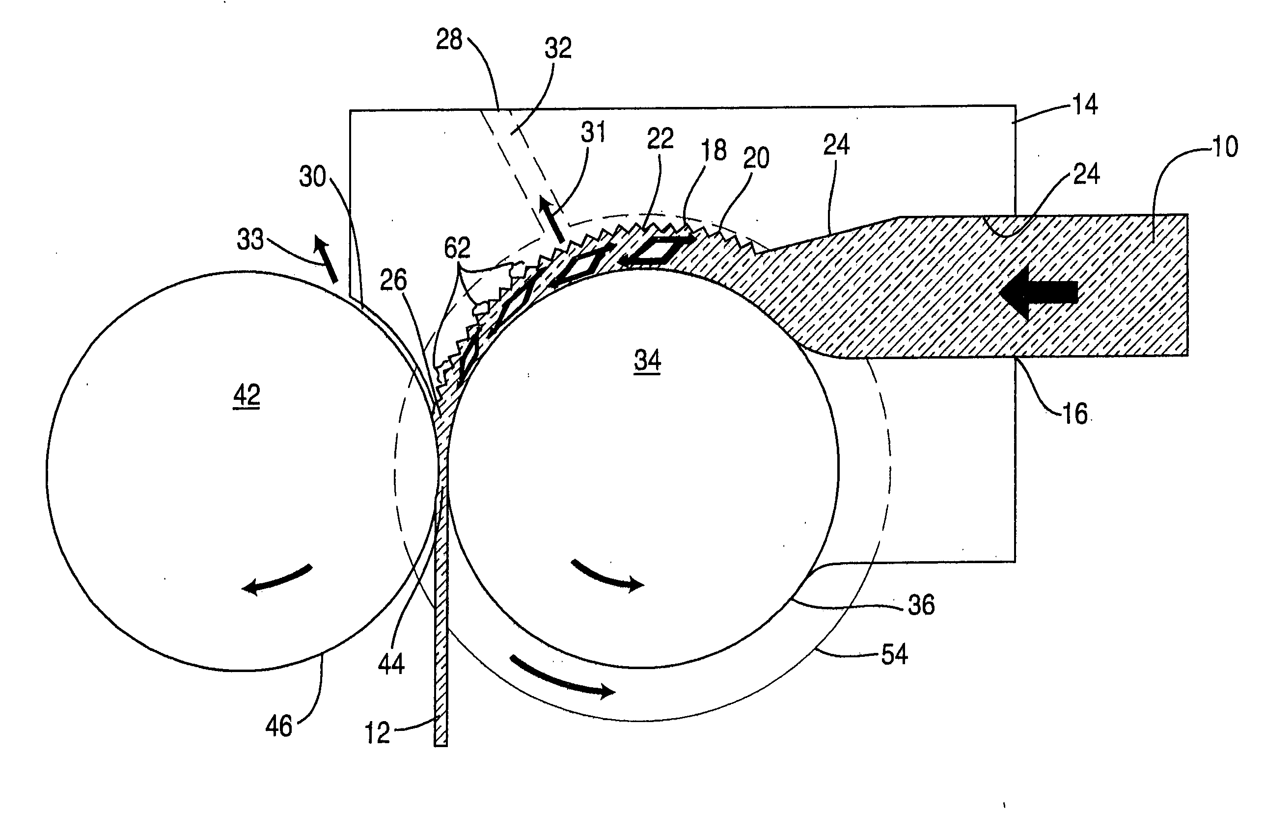 Powder compacting apparatus for continuous pressing of pharmaceutical powder