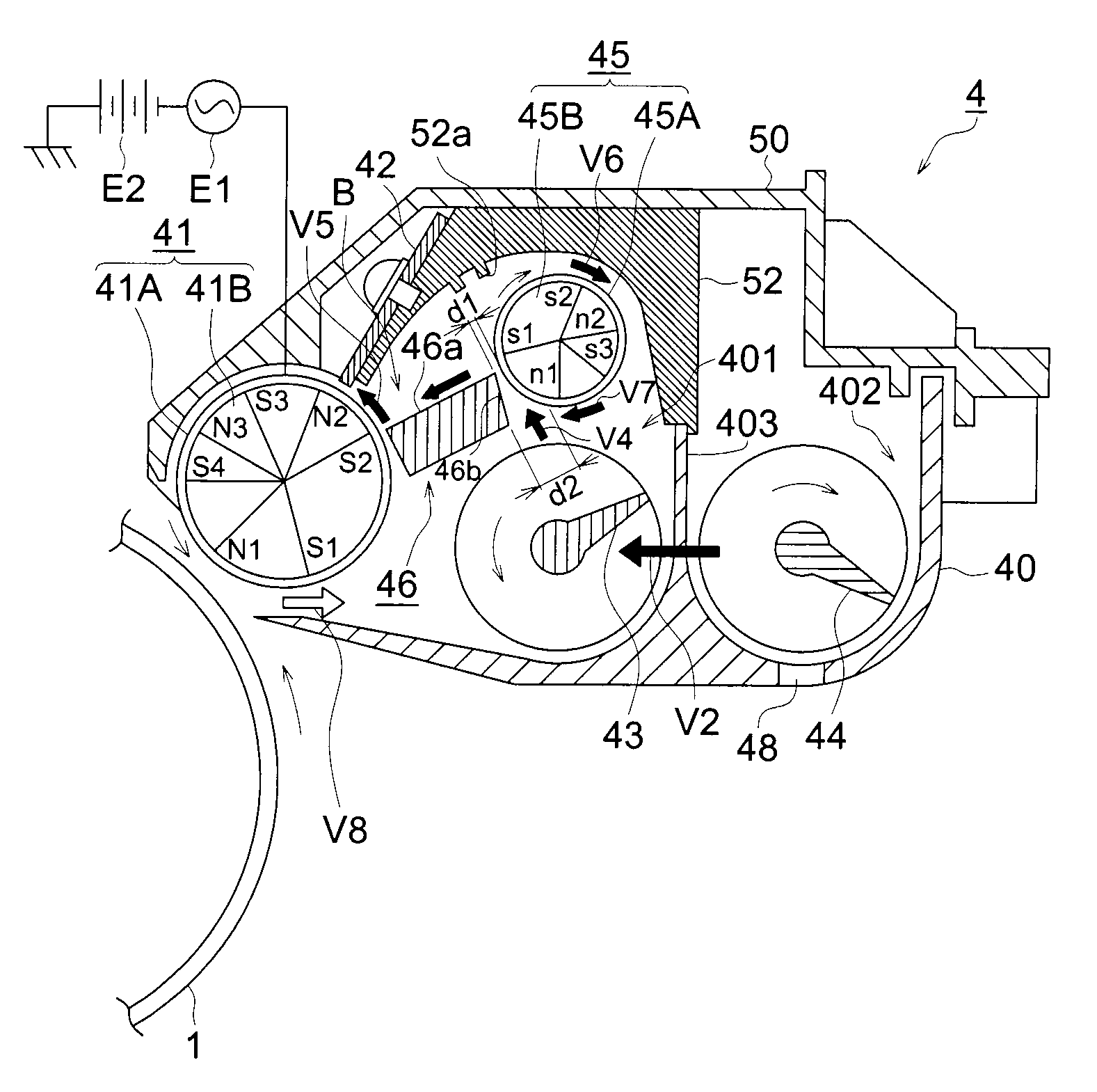 Developing device