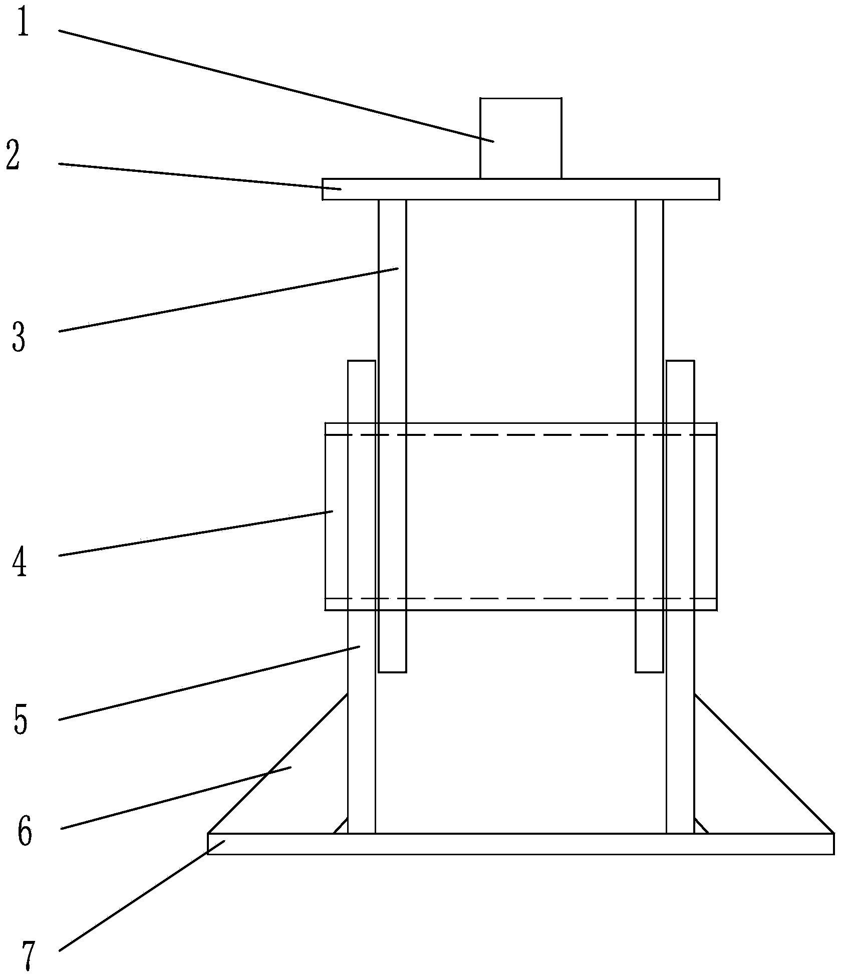 Steel member turning device