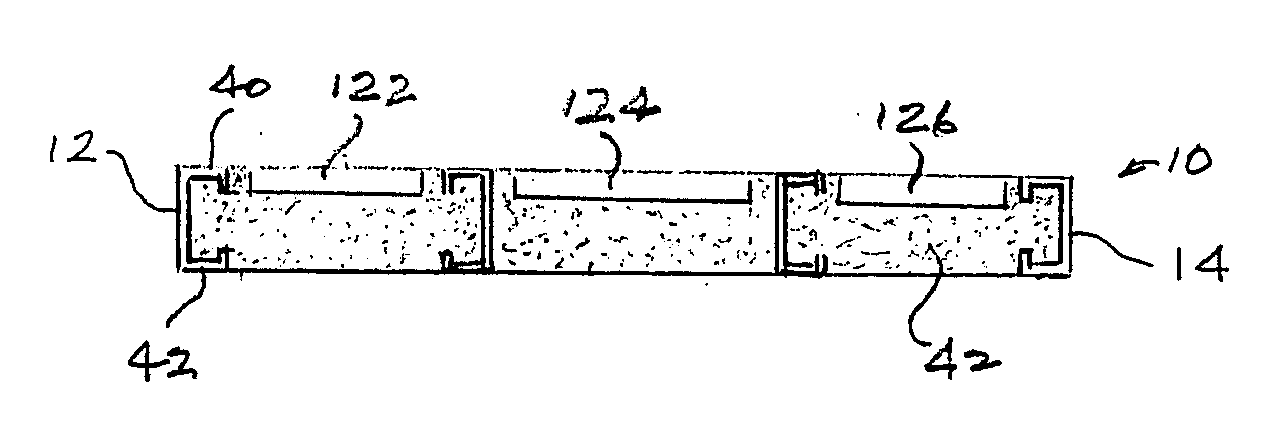 Insulated wall panel for building construction and method and apparatus for manufacture thereof