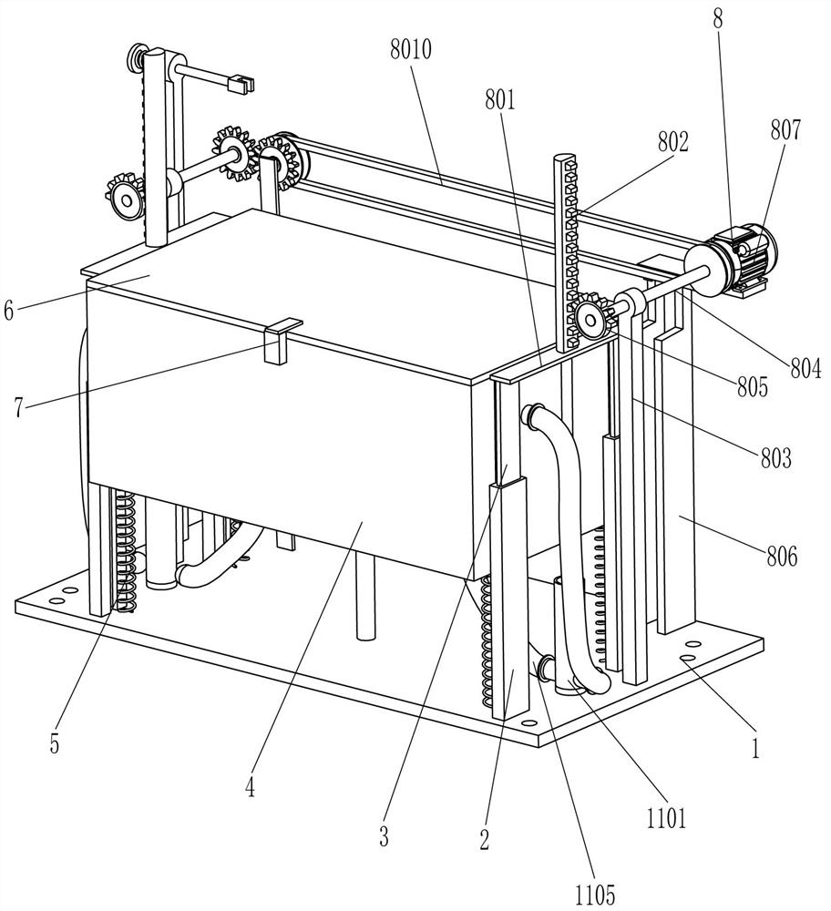 A device for rapid volatilization of ethylene oxide on the surface of medical masks