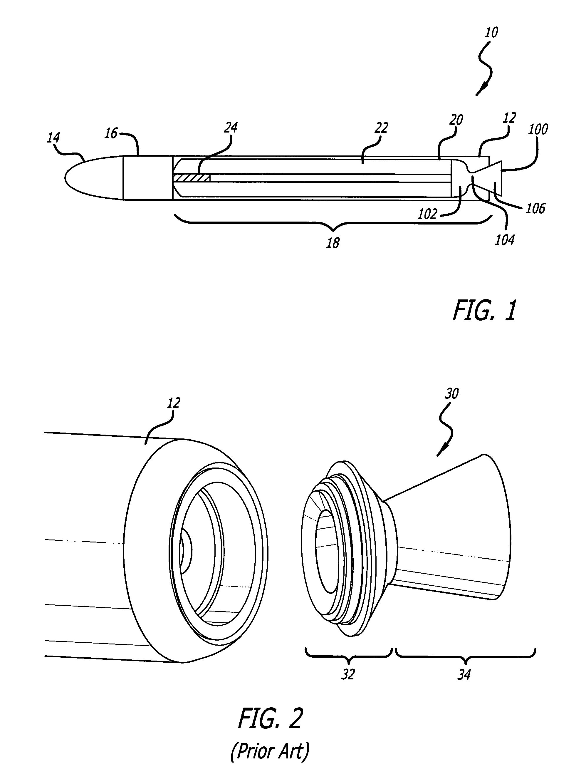 Integral composite rocket motor dome/nozzle structure