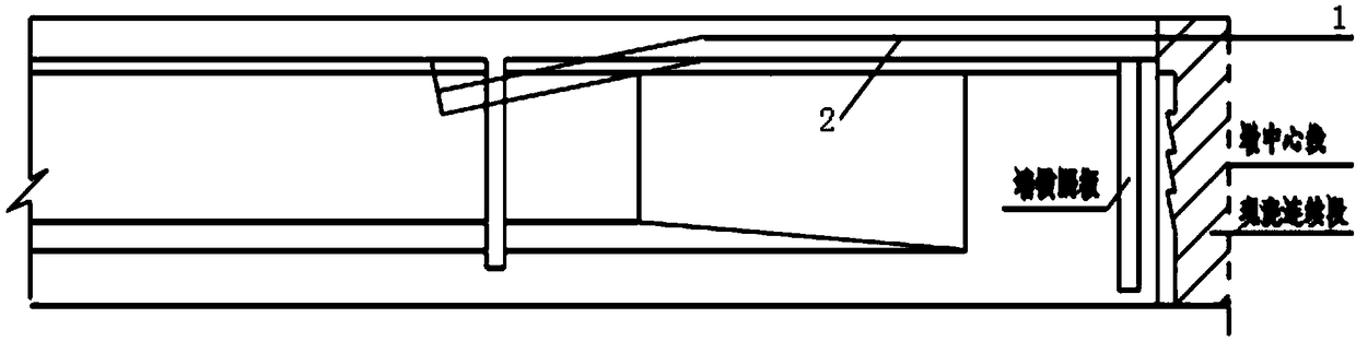 Negative bending moment steel bundle tensioning connector and bridge construction for simply supported continuous bridge