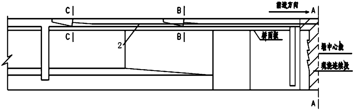 Negative bending moment steel bundle tensioning connector and bridge construction for simply supported continuous bridge