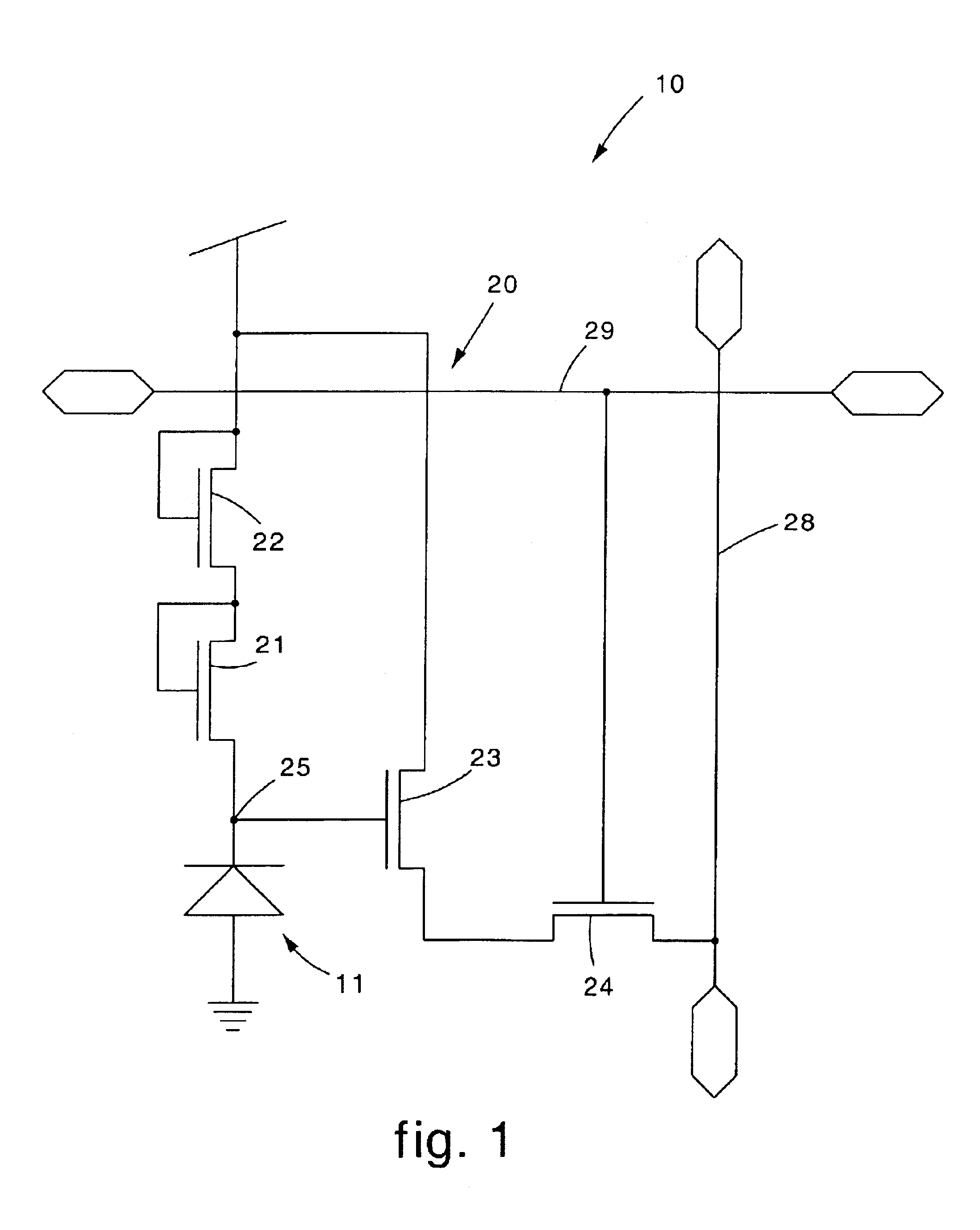 Photo-sensitive element for electro-optical sensors