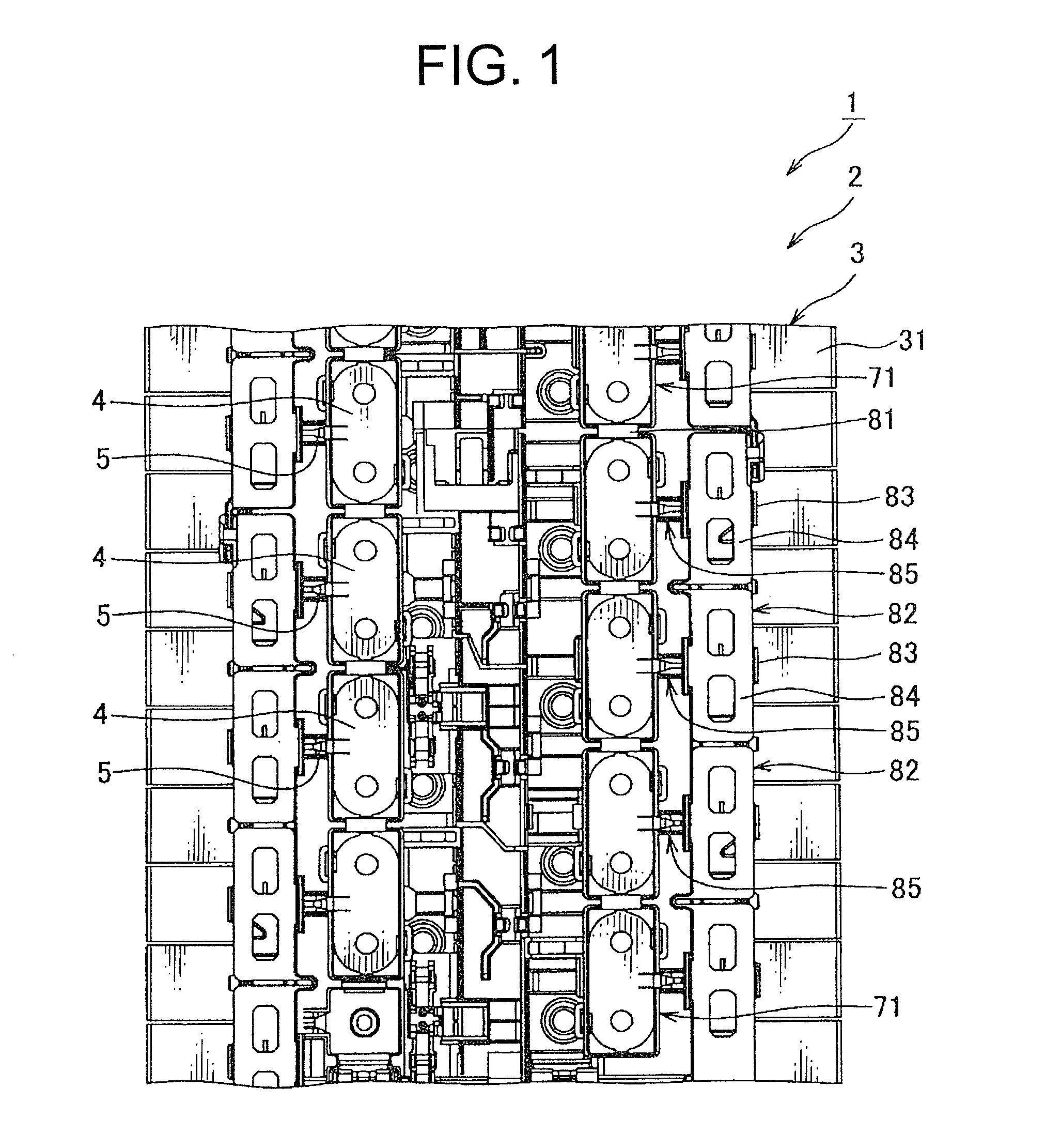 Power-supply device with terminal clipping pieces