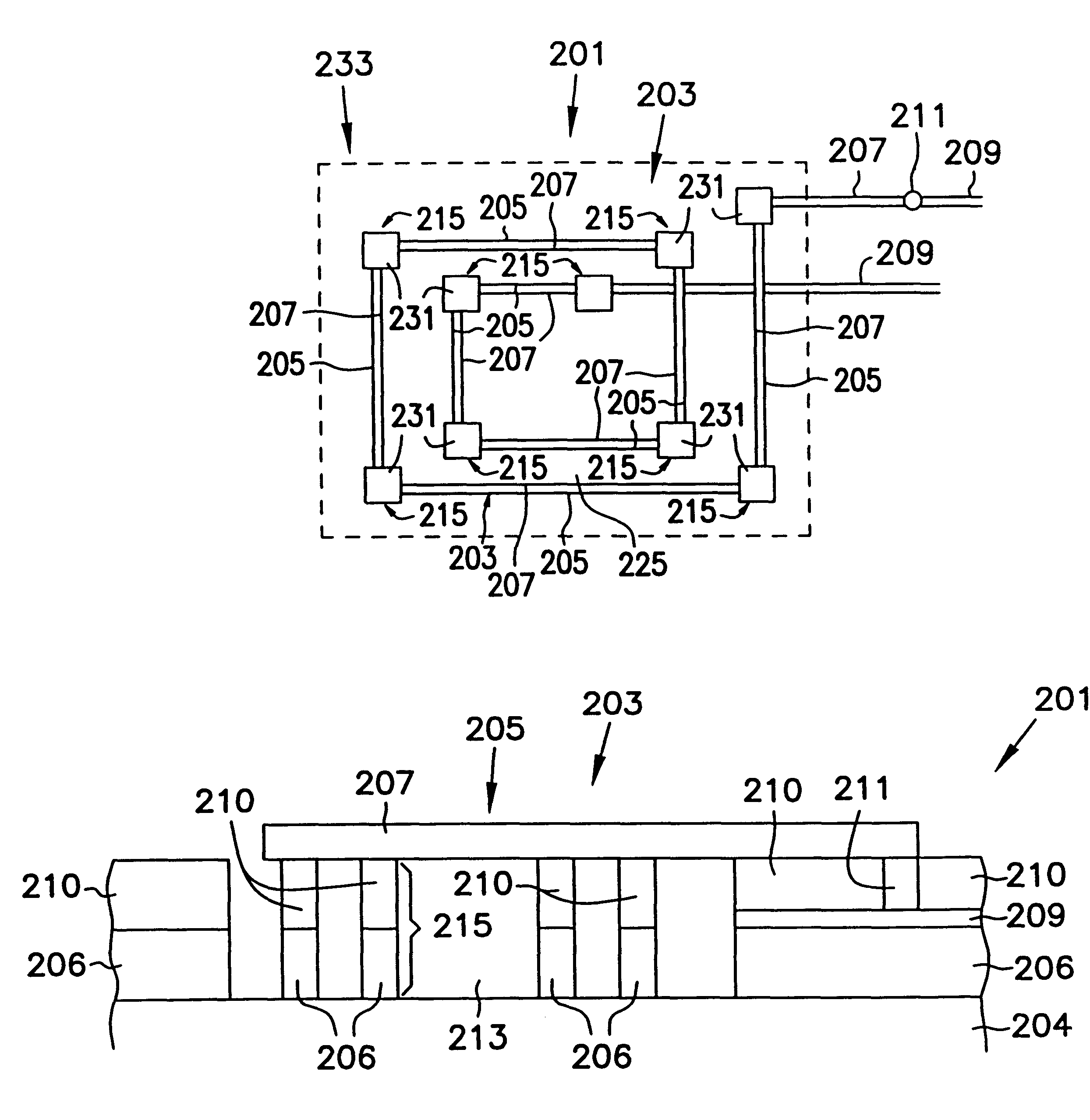 High-Q inductive elements