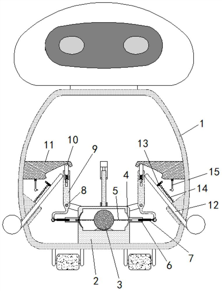 Anti-falling digital robot