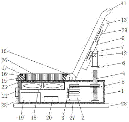 Automobile seat adjusting device