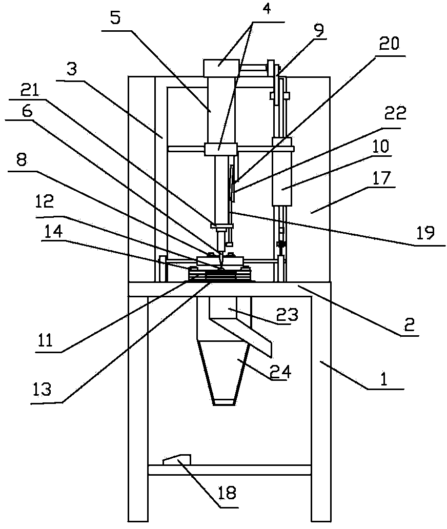 Automatic stone removing, slicing and classifying integrated machine for hawthorns