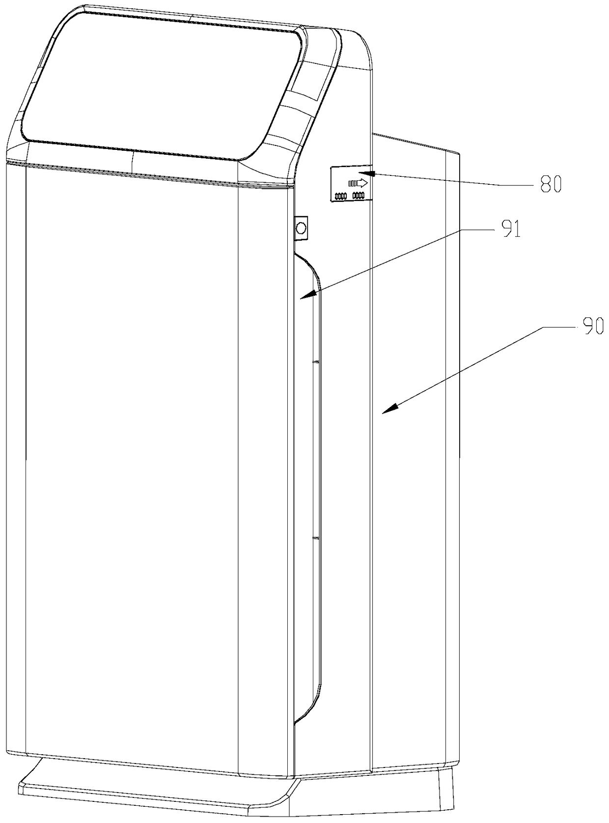 Air purifier and its sensor air guiding mechanism