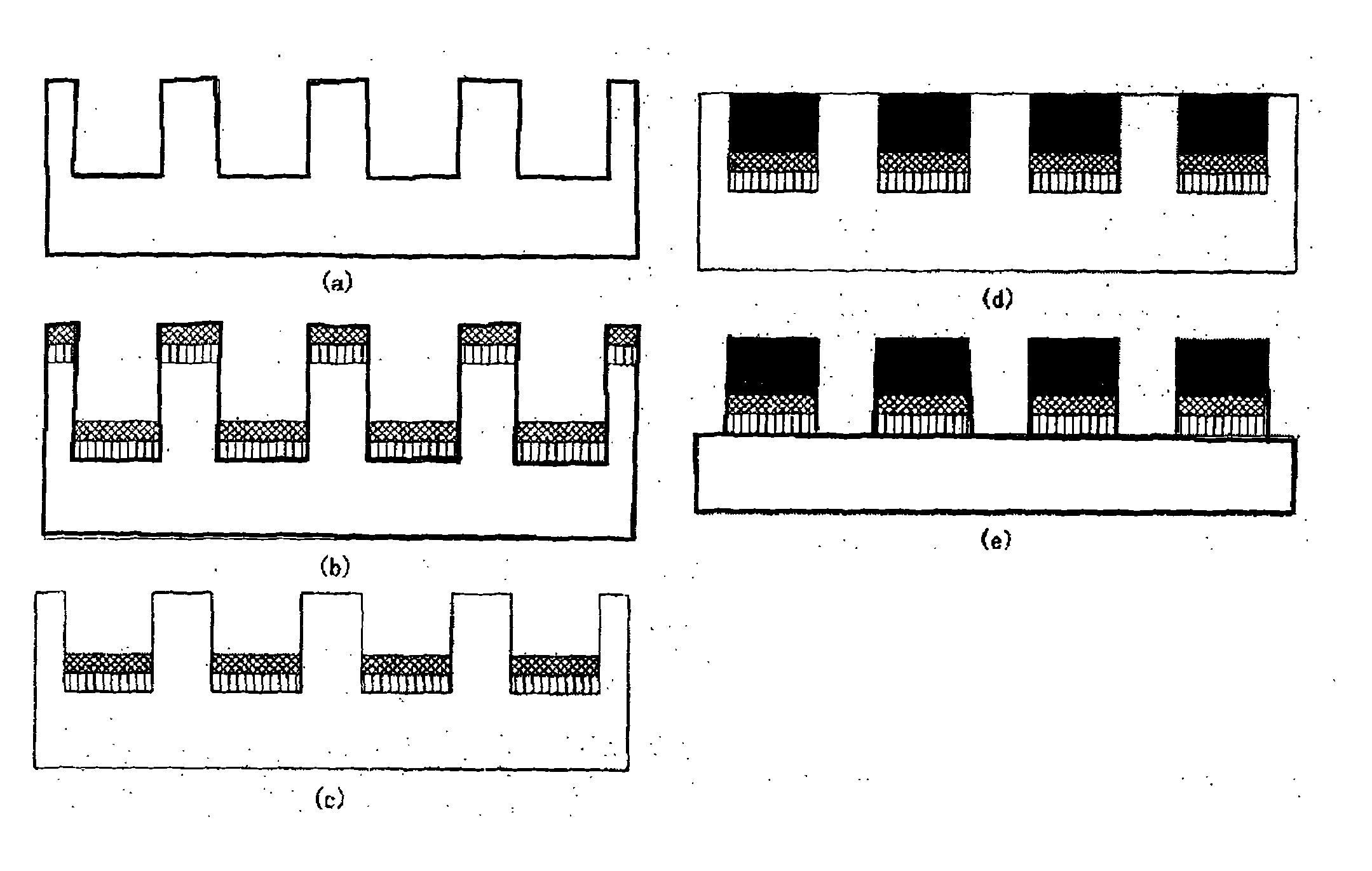 Three-dimensional miniature super capacitor electrode manufactured from nano porous composite material and manufacturing method thereof