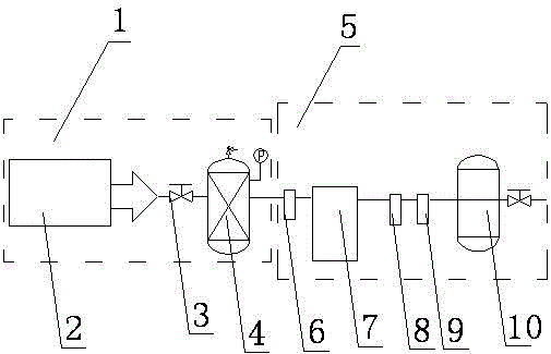 High purity nitrogen producing machine and nitrogen producing technology thereof